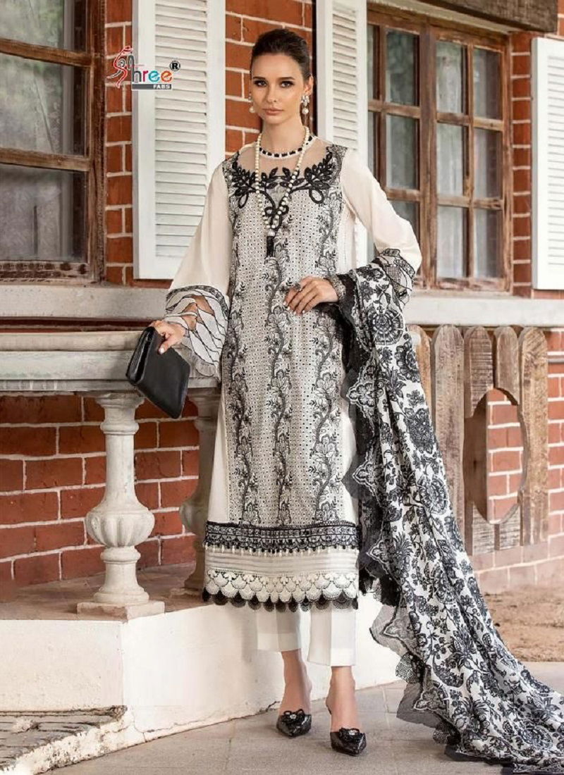 Shree M Prints Lawn Collection 23 Cotton Pakistani Suits Catalog
